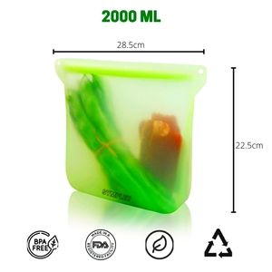 2 Liter Reusable Food Storage Bag